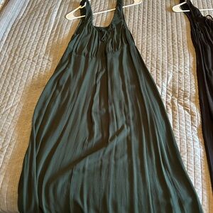 Milkmaid Green Sleeveless Dress